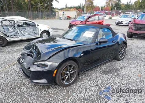 2016 Mazda Mx-5 Miata Grand Touring из США, поврежденный, VIN JM1NDAD76G0103537